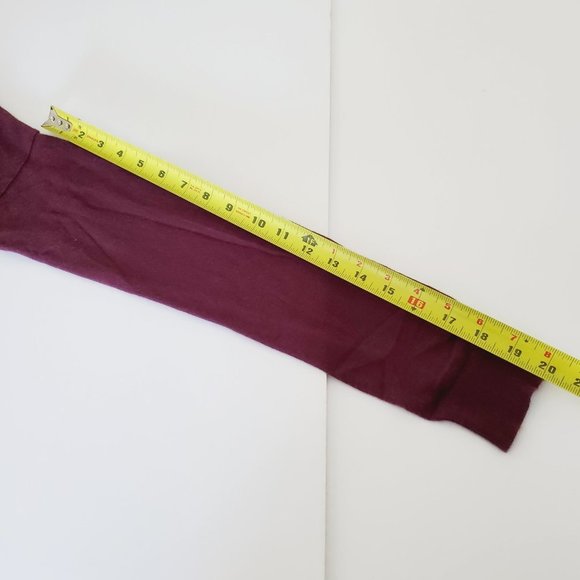 Trouvé Sweater Long Sleeve Boatneck Cashmere Knit Burgundy S Top Blouse Casual M - Picture 10 of 10